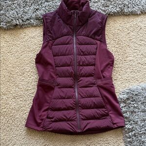 lululemon athletica. Women's Burgundy Puffer Vest - “Down For It All”